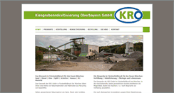 Desktop Screenshot of kro-kiesgrube.com